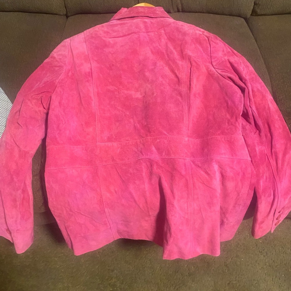 Liz Claiborne Pink Suede Jacket